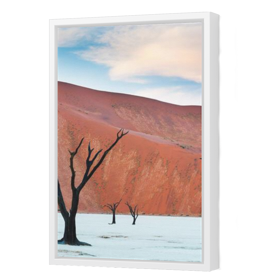 Thumbnail for Canvas - White Floating Frame