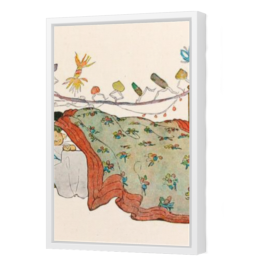 Thumbnail for Canvas - White Floating Frame
