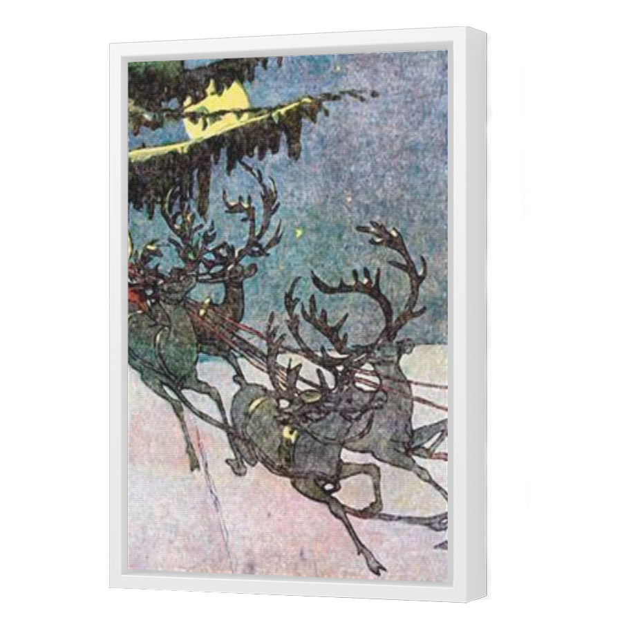 Thumbnail for Canvas - White Floating Frame