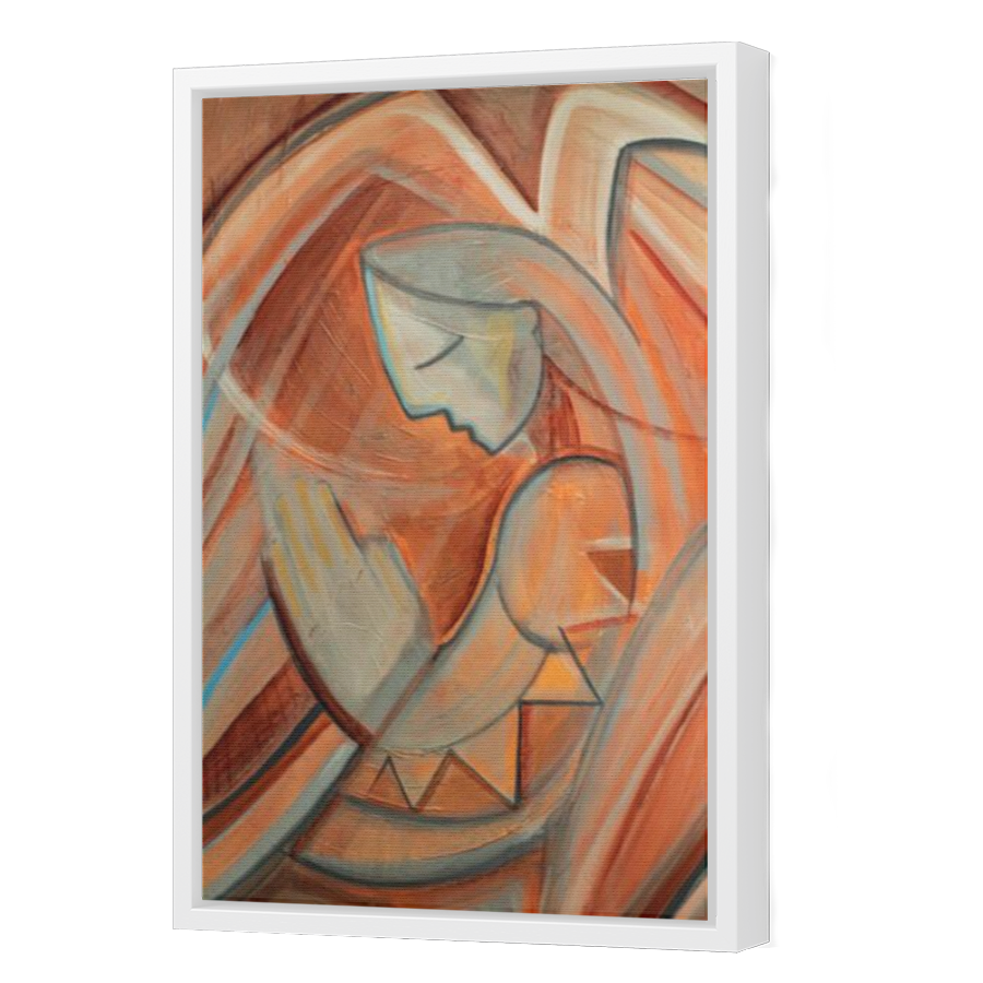 Thumbnail for Canvas - White Floating Frame
