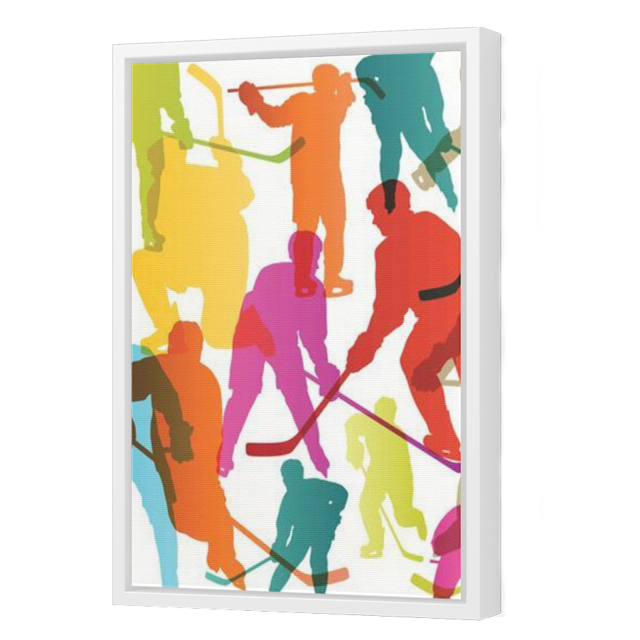 Thumbnail for Canvas - White Floating Frame