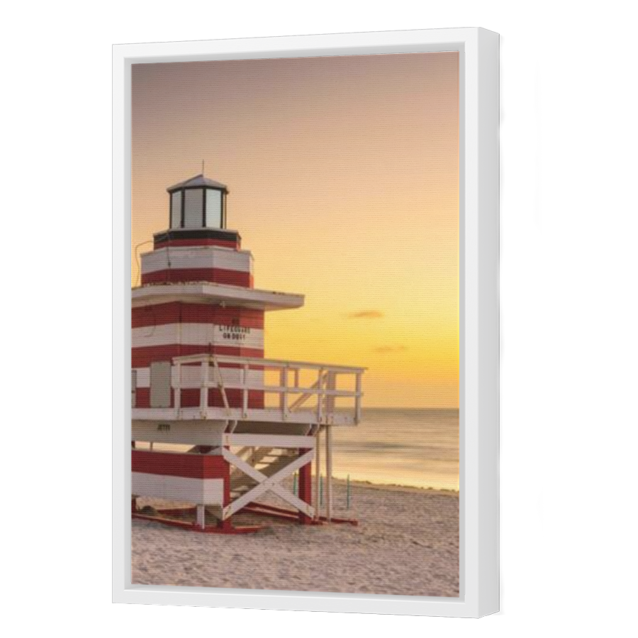 Thumbnail for Canvas - White Floating Frame