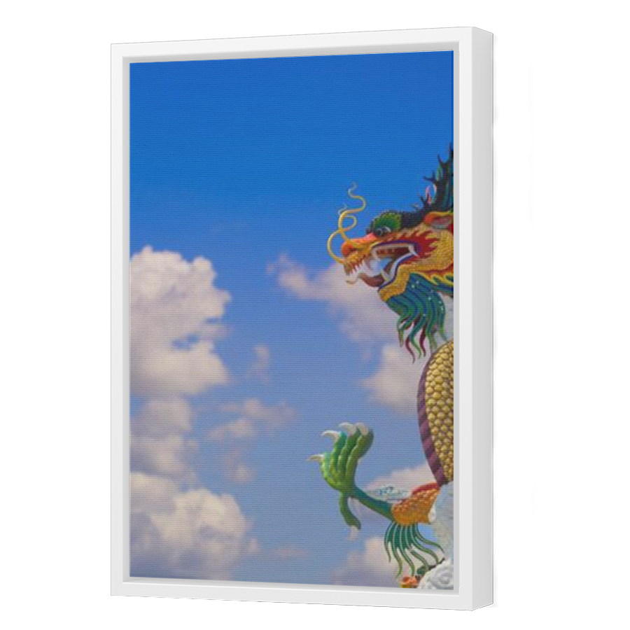 Thumbnail for Canvas - White Floating Frame