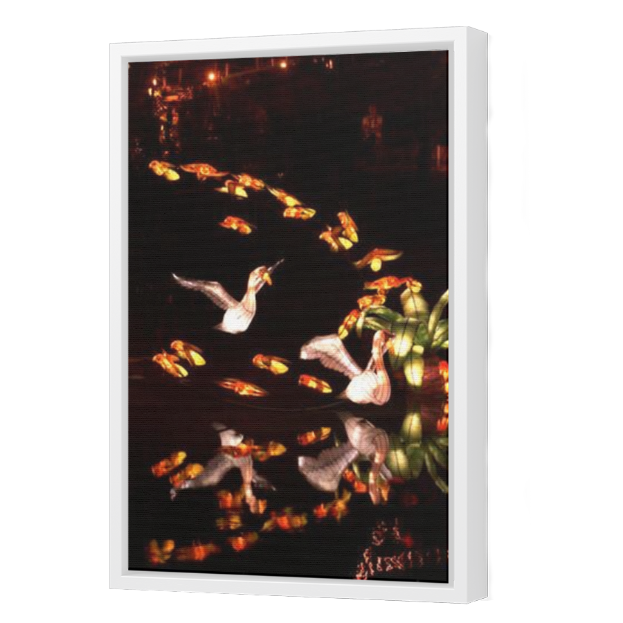 Thumbnail for Canvas - White Floating Frame
