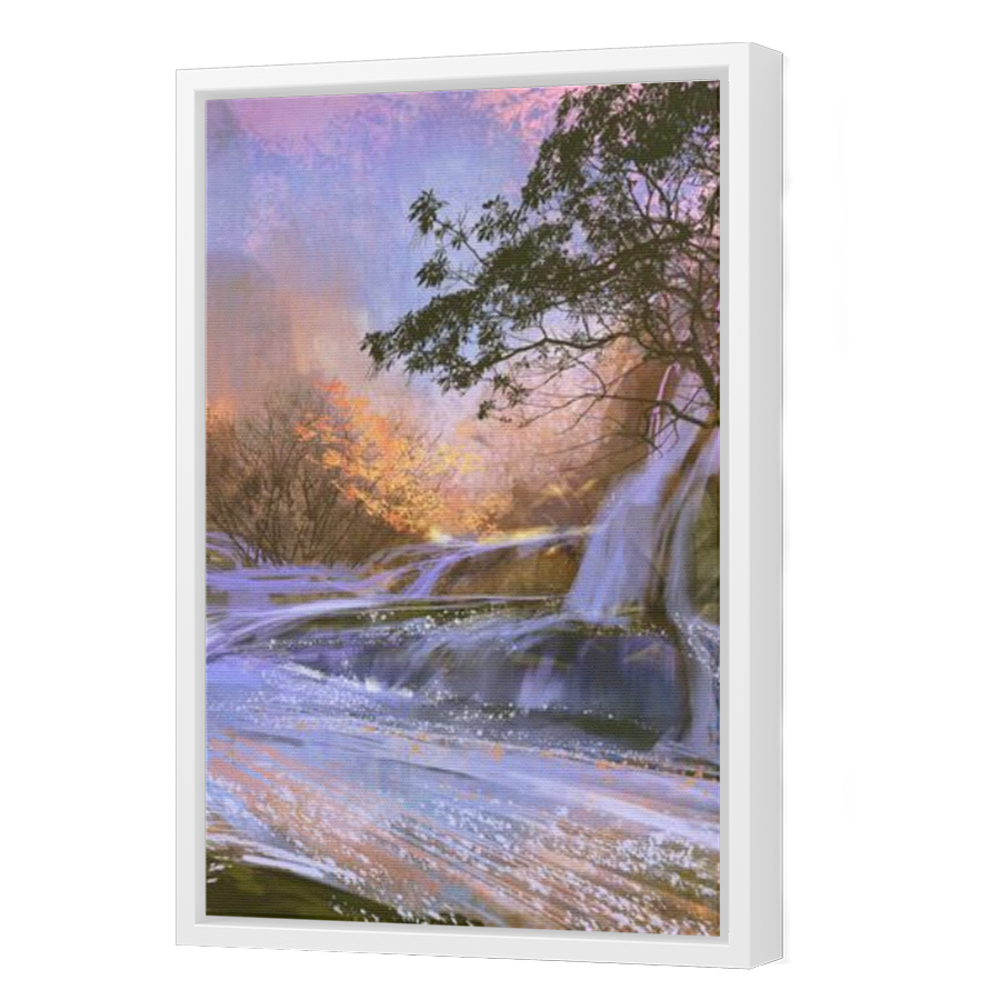 Thumbnail for Canvas - White Floating Frame