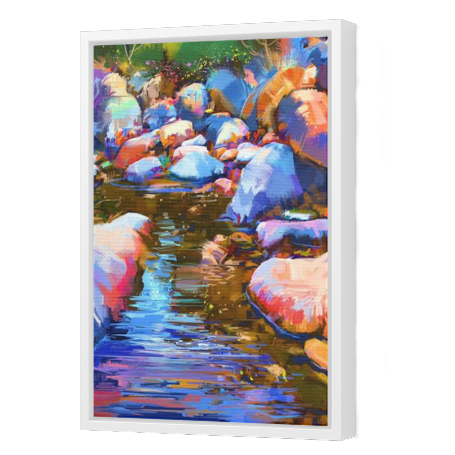 Thumbnail for Canvas - White Floating Frame