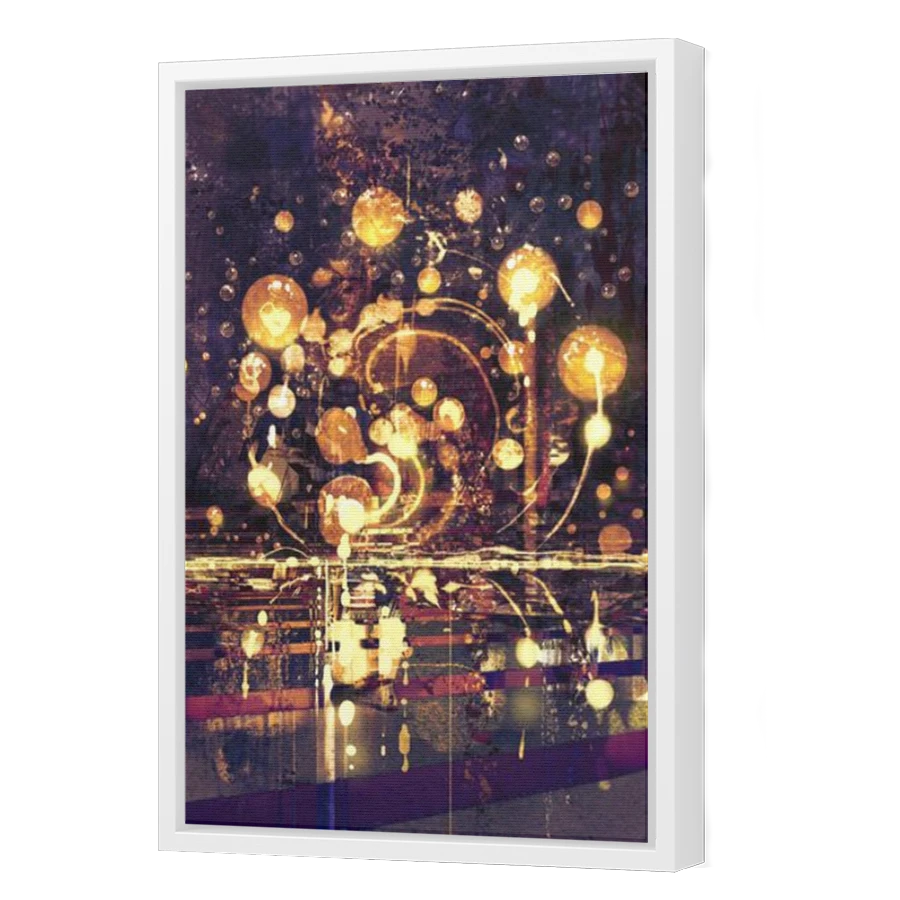 Thumbnail for Canvas - White Floating Frame