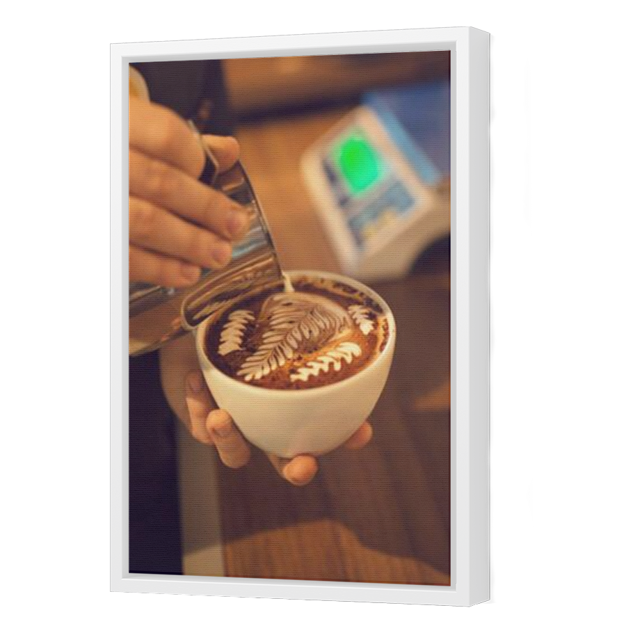 Thumbnail for Canvas - White Floating Frame