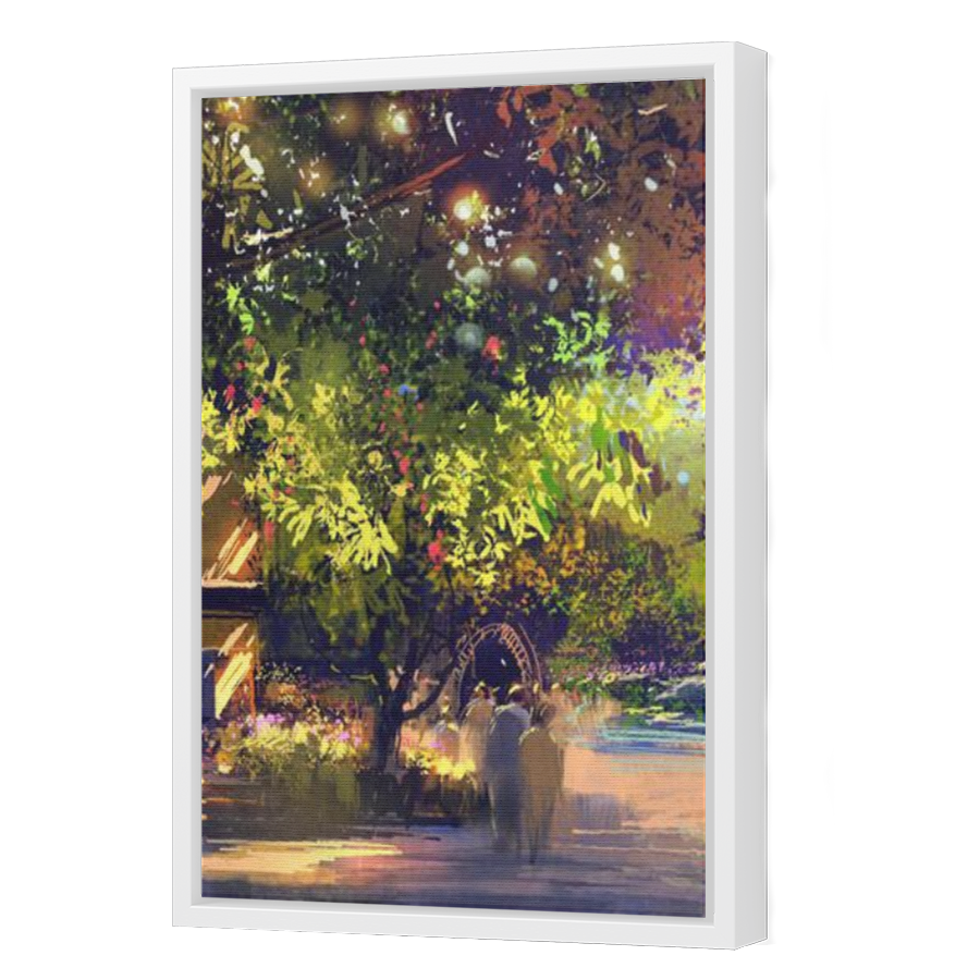 Thumbnail for Canvas - White Floating Frame
