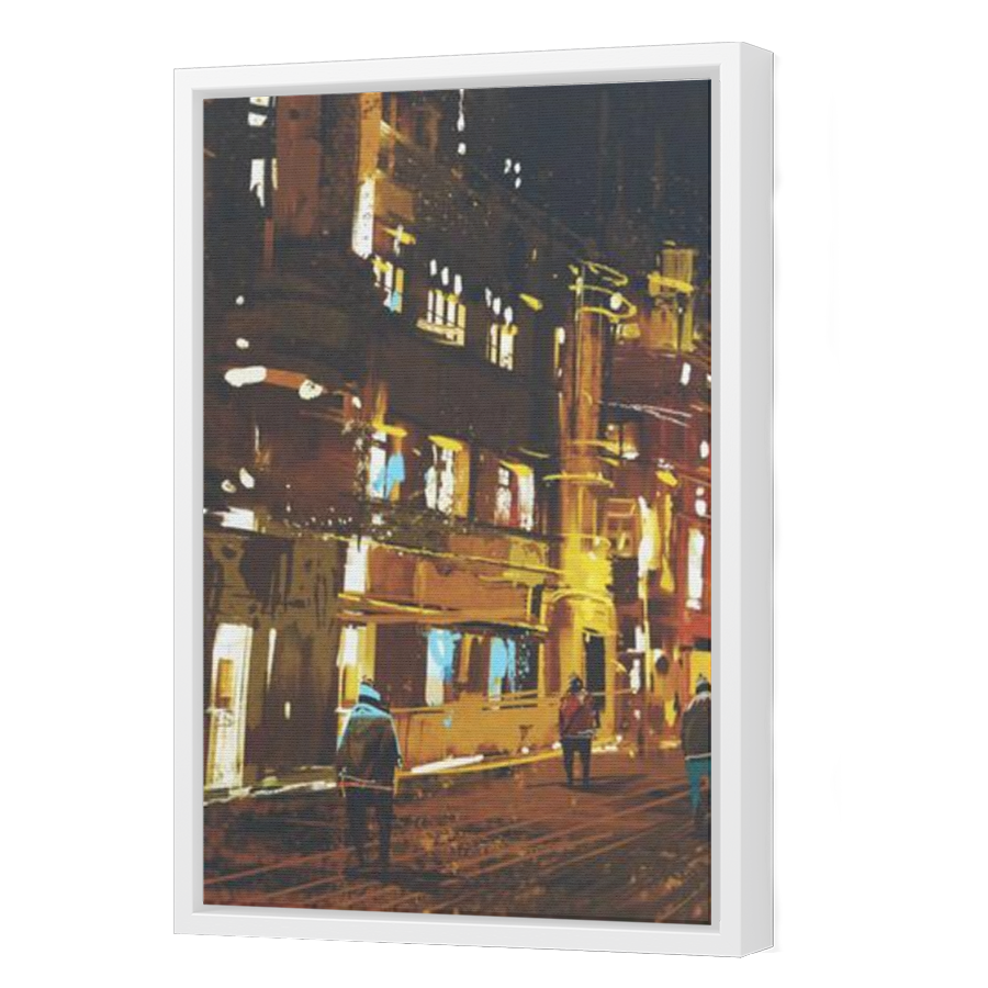 Thumbnail for Canvas - White Floating Frame