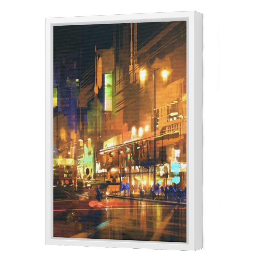 Thumbnail for Canvas - White Floating Frame