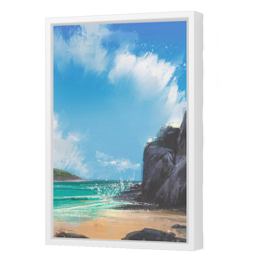 Thumbnail for Canvas - White Floating Frame