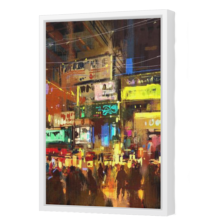 Thumbnail for Canvas - White Floating Frame