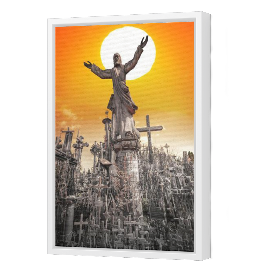 Thumbnail for Canvas - White Floating Frame