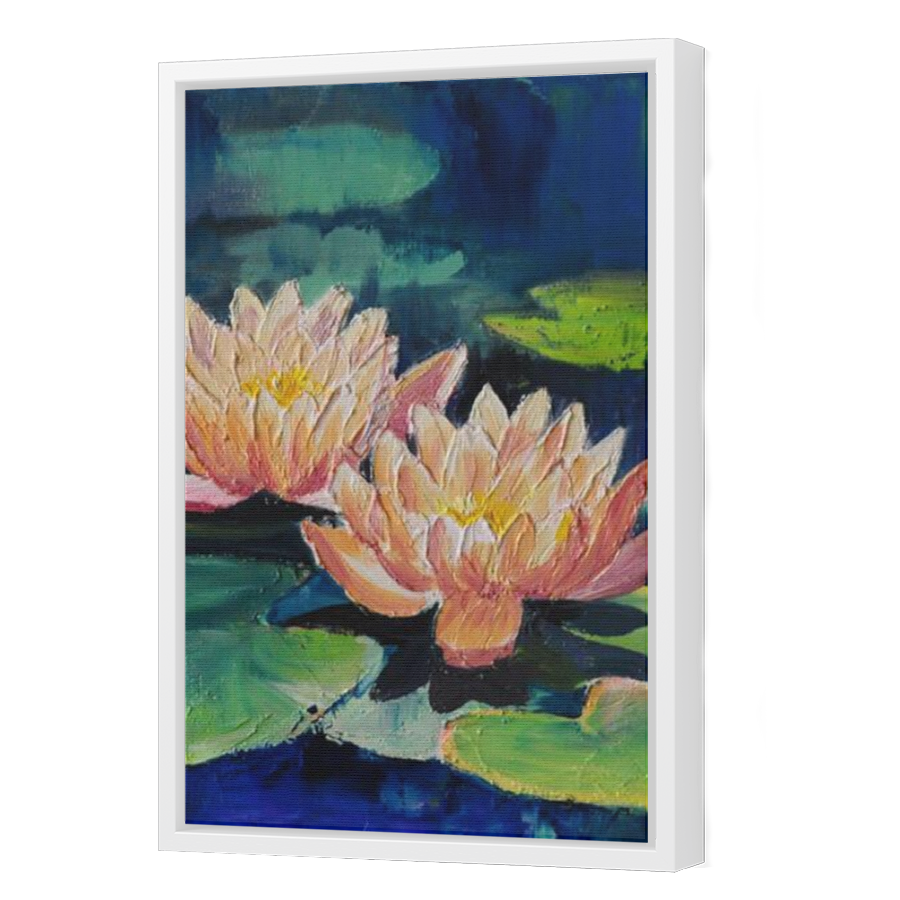 Thumbnail for Canvas - White Floating Frame