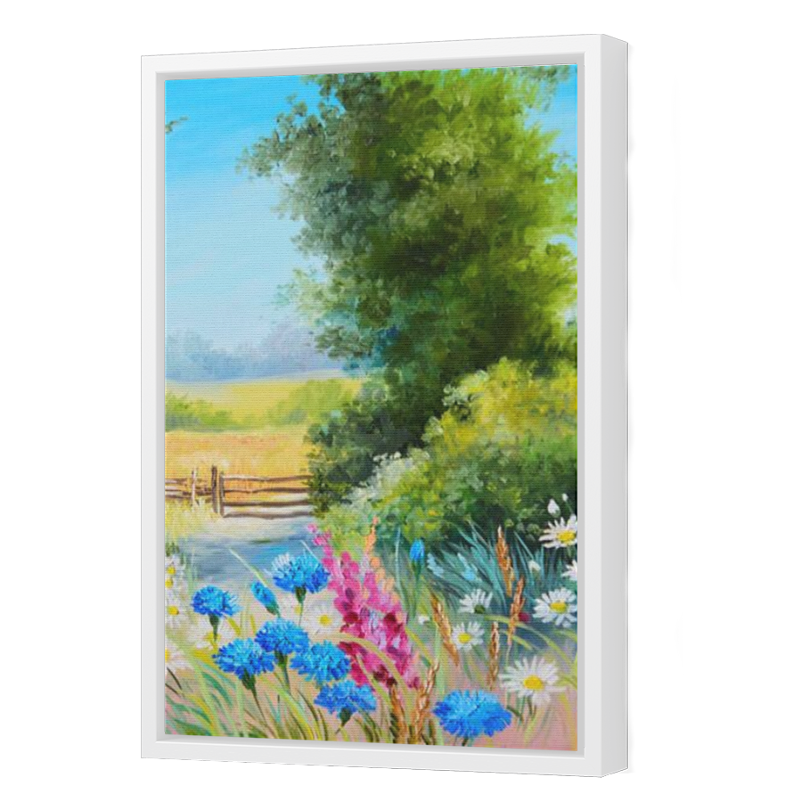 Thumbnail for Canvas - White Floating Frame