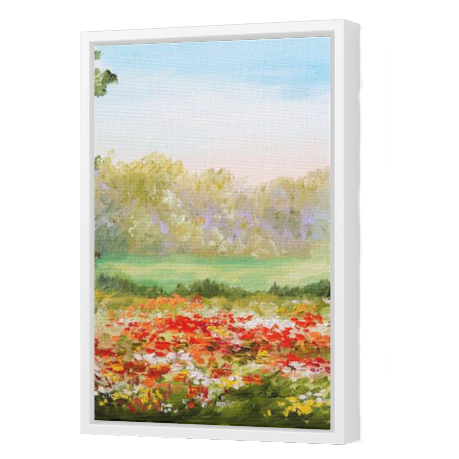 Thumbnail for Canvas - White Floating Frame