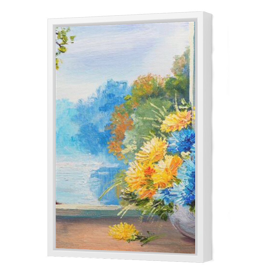 Thumbnail for Canvas - White Floating Frame
