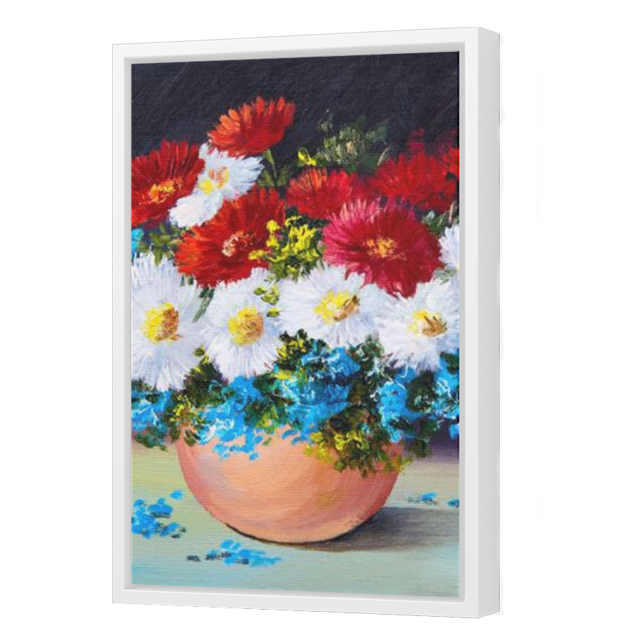 Thumbnail for Canvas - White Floating Frame