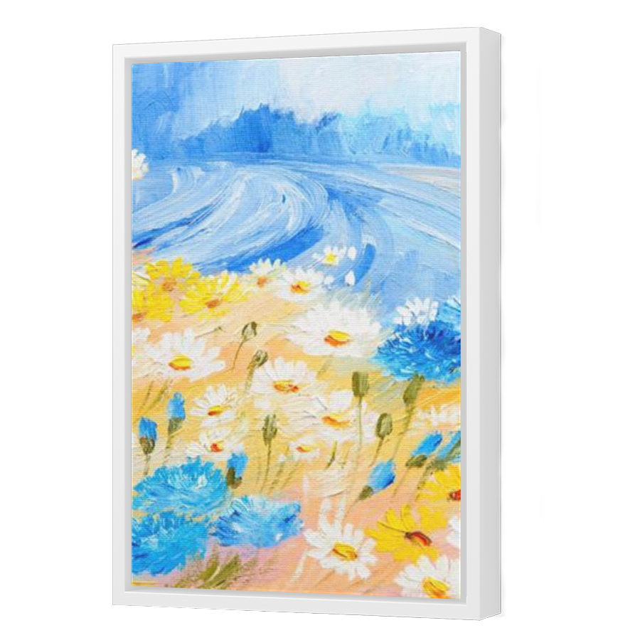 Thumbnail for Canvas - White Floating Frame