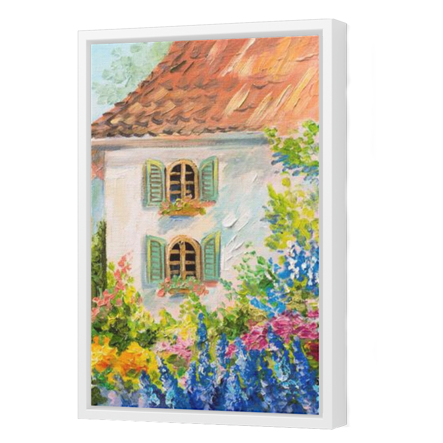 Thumbnail for Canvas - White Floating Frame