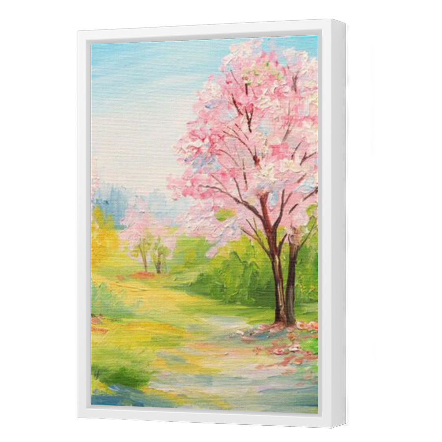 Thumbnail for Canvas - White Floating Frame