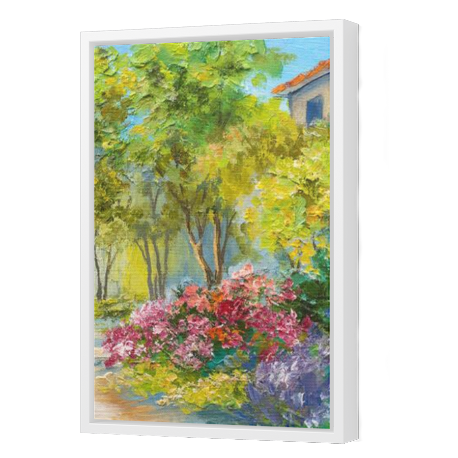 Thumbnail for Canvas - White Floating Frame