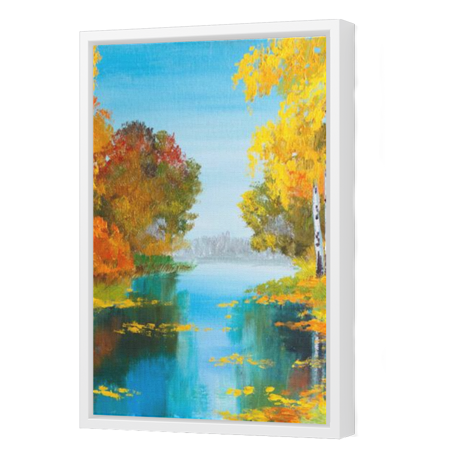 Thumbnail for Canvas - White Floating Frame
