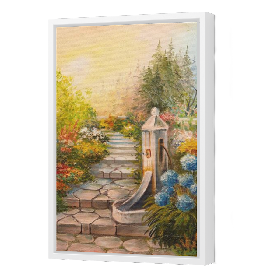 Thumbnail for Canvas - White Floating Frame