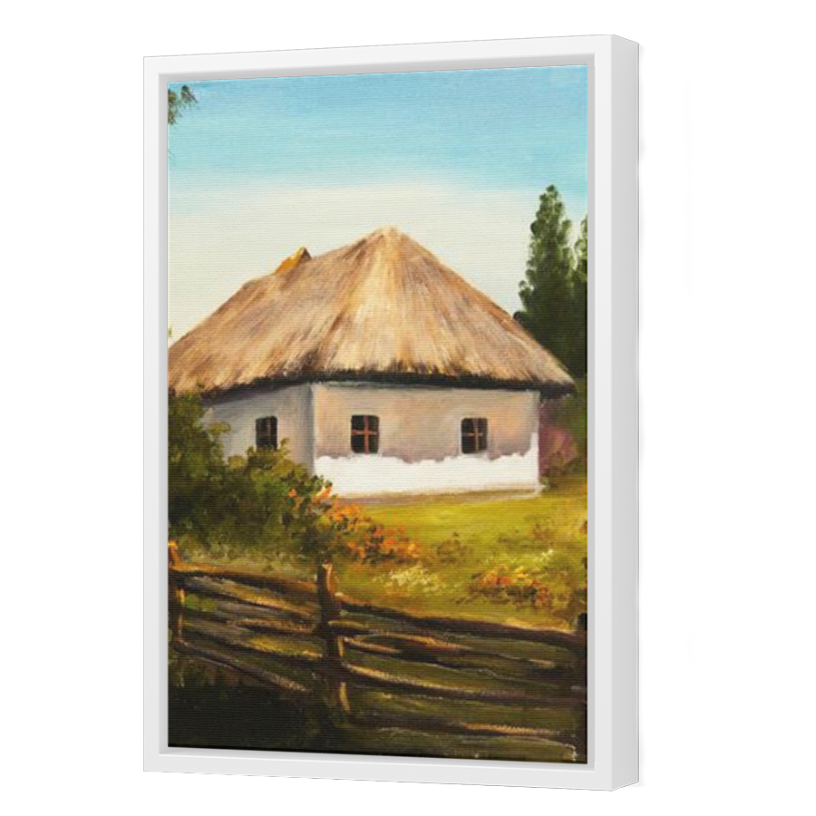 Thumbnail for Canvas - White Floating Frame