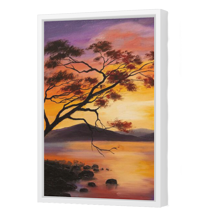 Thumbnail for Canvas - White Floating Frame