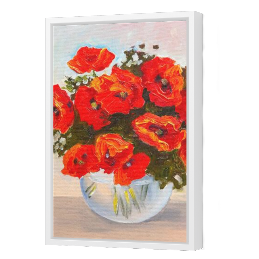 Thumbnail for Canvas - White Floating Frame