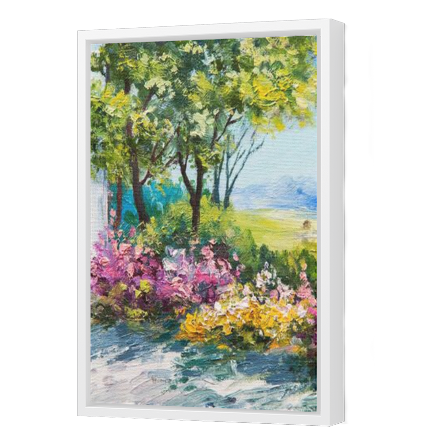 Thumbnail for Canvas - White Floating Frame