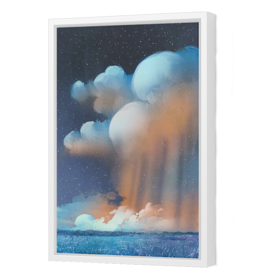 Thumbnail for Canvas - White Floating Frame