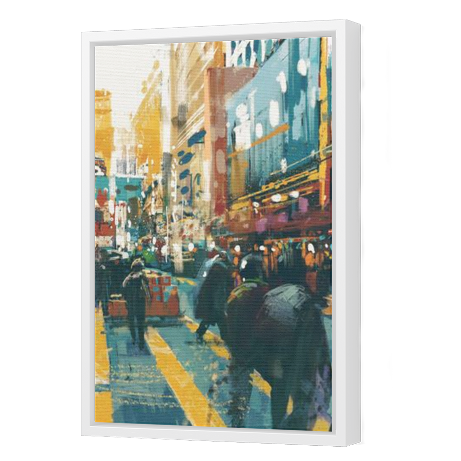 Thumbnail for Canvas - White Floating Frame