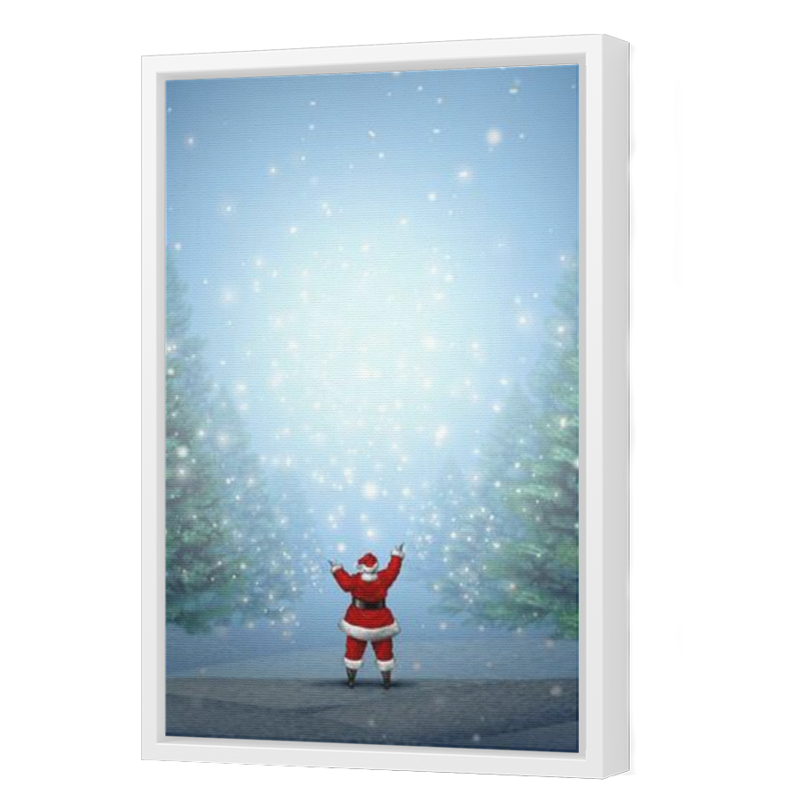 Thumbnail for Canvas - White Floating Frame