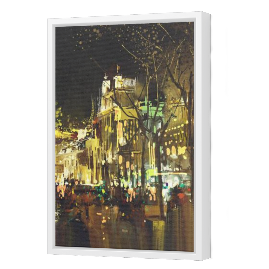 Thumbnail for Canvas - White Floating Frame