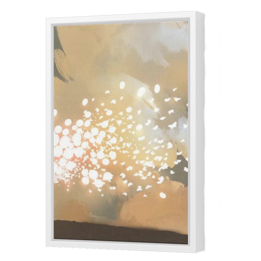 Thumbnail for Canvas - White Floating Frame