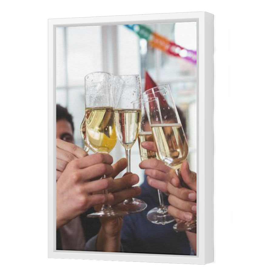 Thumbnail for Canvas - White Floating Frame