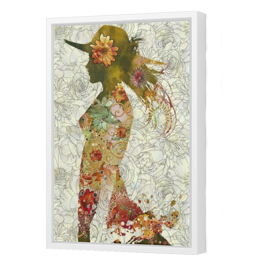 Thumbnail for Canvas - White Floating Frame
