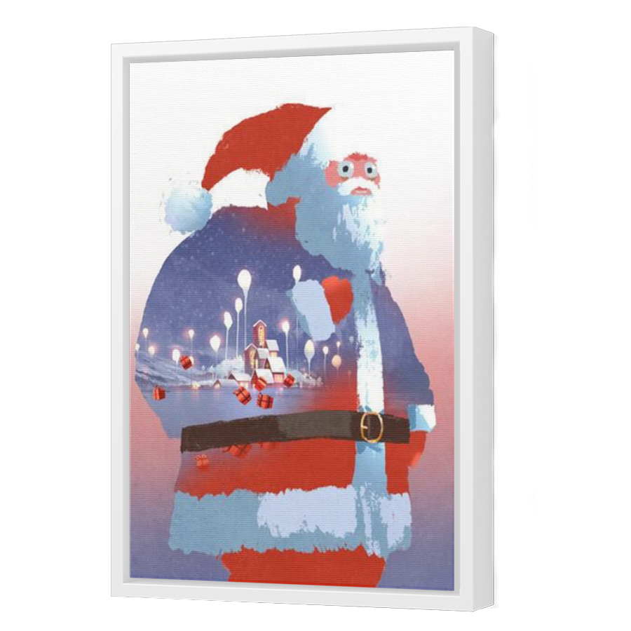 Thumbnail for Canvas - White Floating Frame