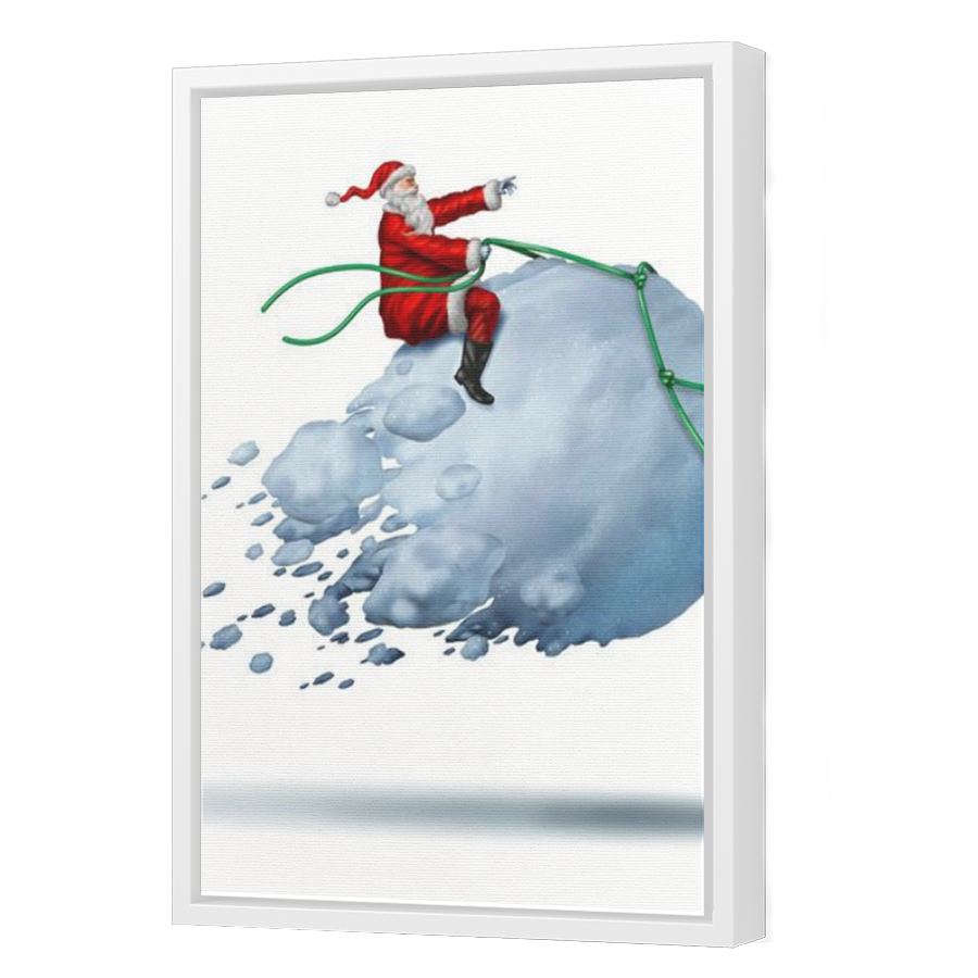 Thumbnail for Canvas - White Floating Frame