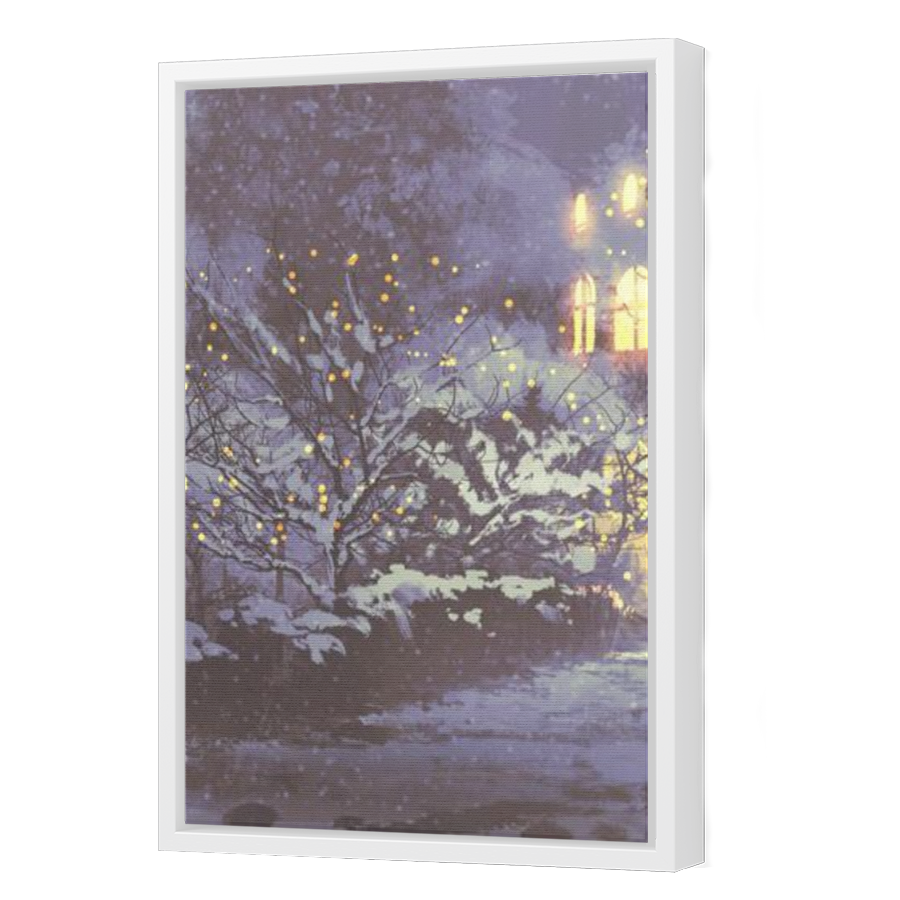 Thumbnail for Canvas - White Floating Frame