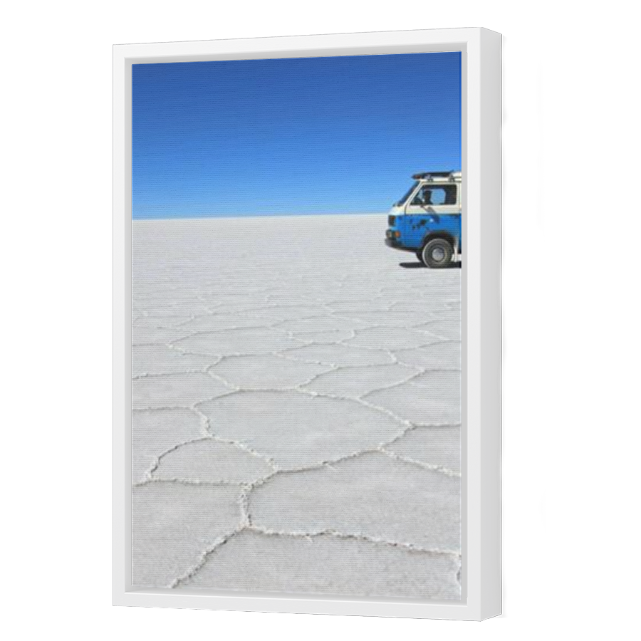 Thumbnail for Canvas - White Floating Frame