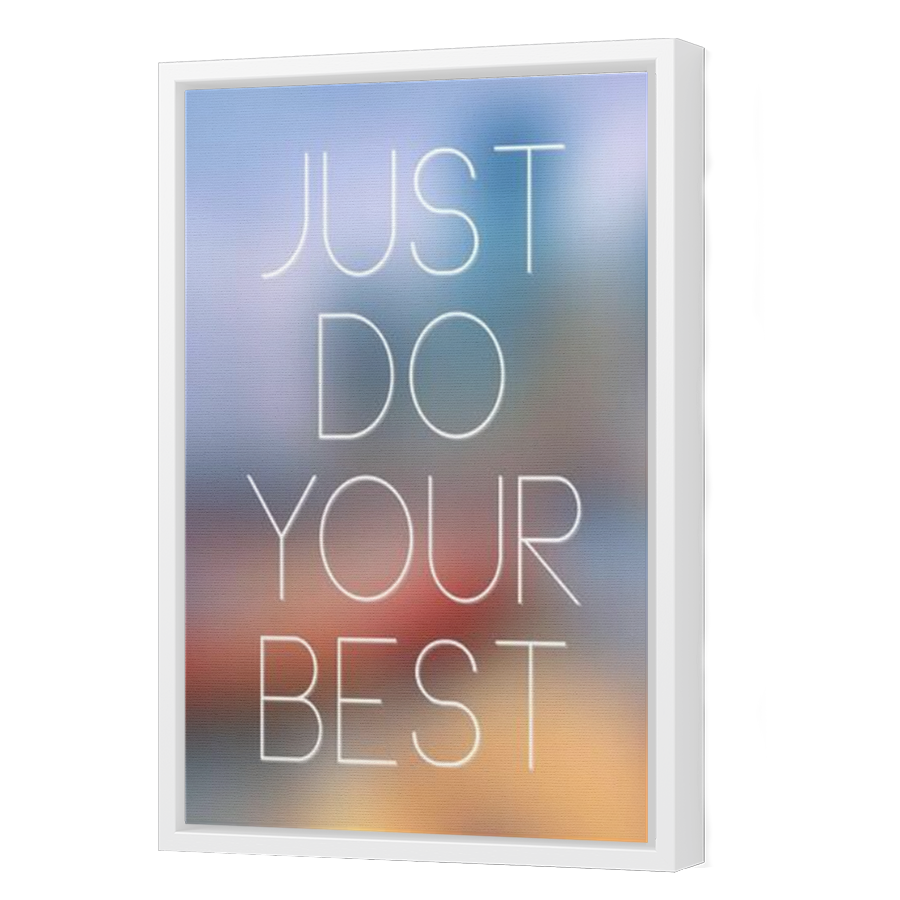 Thumbnail for Canvas - White Floating Frame
