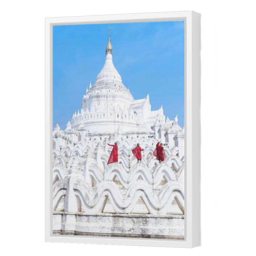 Thumbnail for Canvas - White Floating Frame