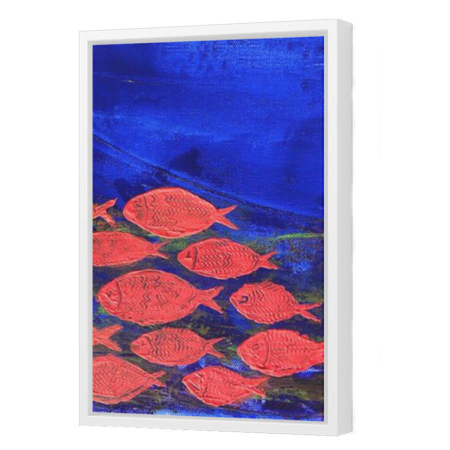 Thumbnail for Canvas - White Floating Frame