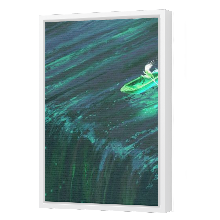 Thumbnail for Canvas - White Floating Frame