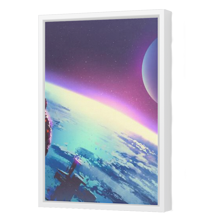 Thumbnail for Canvas - White Floating Frame