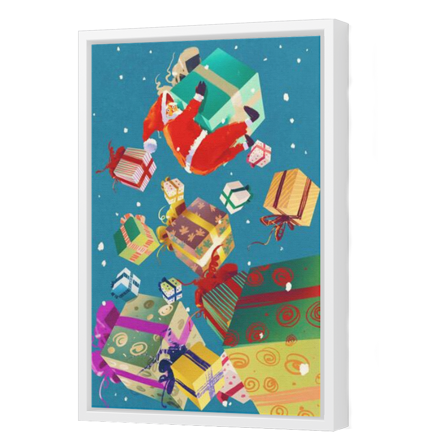 Thumbnail for Canvas - White Floating Frame